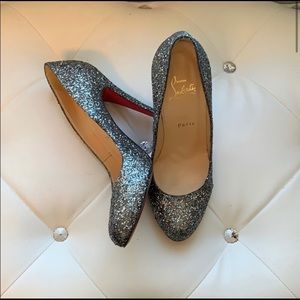 Christian Louboutin sparkle heels